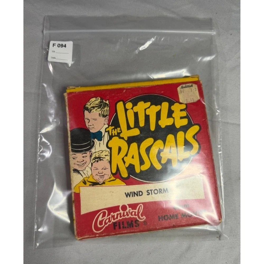 Vintage Little Rascals Wind Storm 8mm Home Movie Carnival Films LR 2 200ft Reel